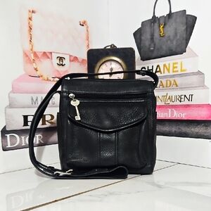 Fossil Genuine Leather 75082 Carry All Crossbody Bag